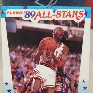 Letting 89 Michael Jordan basketball card